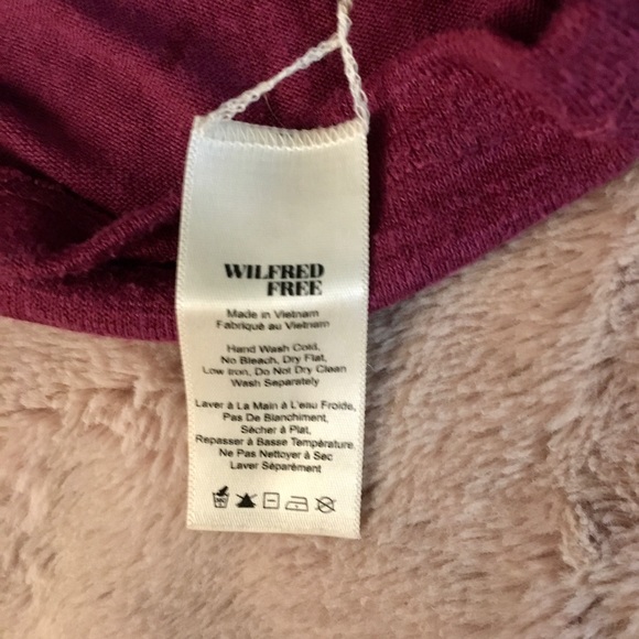 Wilfred raspberry stretchy crop top - Picture 4 of 4